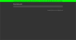 Desktop Screenshot of incursion.com